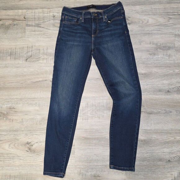 Banana Republic Skinny Fit Dark Wash Jeans Size 29/8 - Picture 1 of 5